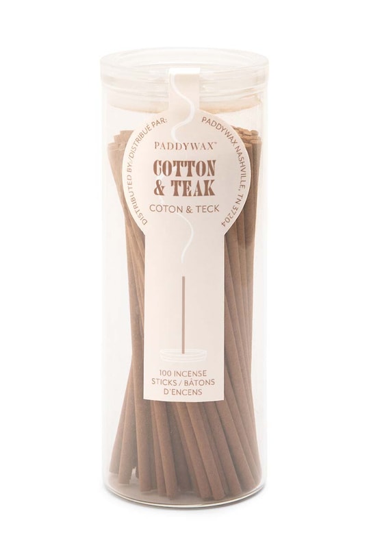 Набор благовоний Paddywax Cotton & Teak 100-pack мультиколор IN0001EU