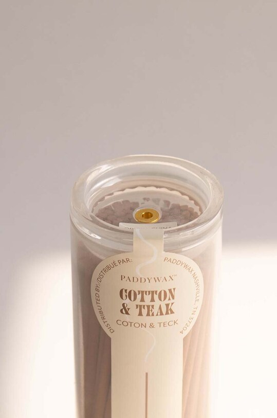 Домашнее SPA Набор благовоний Paddywax Cotton & Teak 100-pack IN0001EU мультиколор