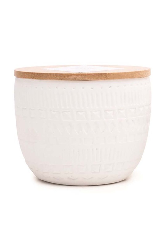 Paddywax świeca zapachowa sojowa Cotton & Teak 283 g biały SN1008EU