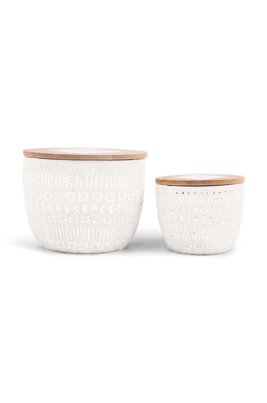 Paddywax świeca zapachowa sojowa Cotton & Teak 283 g SN1008EU biały AA00