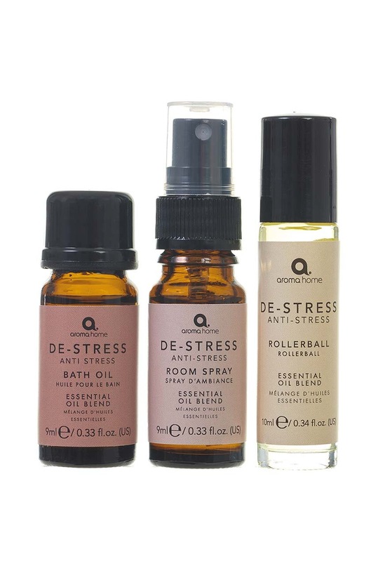 Aroma Home szoba illatosító permet, roll-on és fürdőolaj készlet De-Stress Set 3 db többszínű AH0029DS