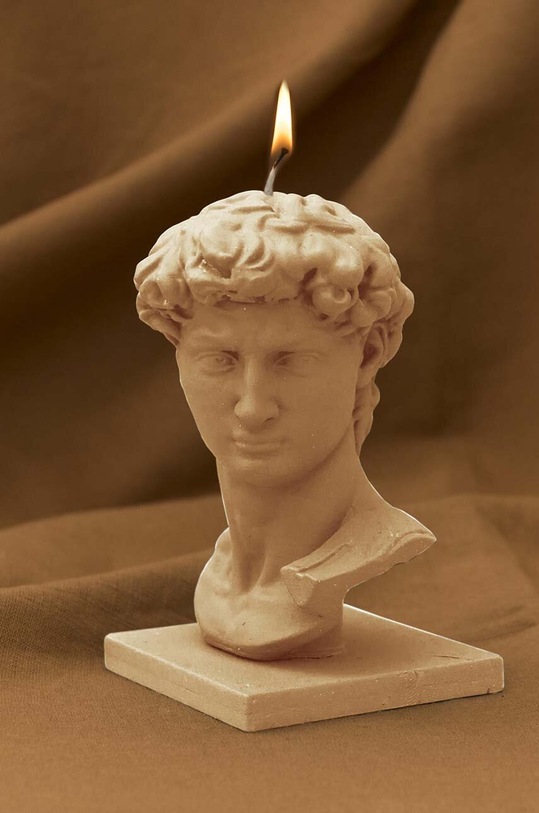 Home SPA Ozdobná sviečka Really Nice Things David Candle 1938211 oranžová