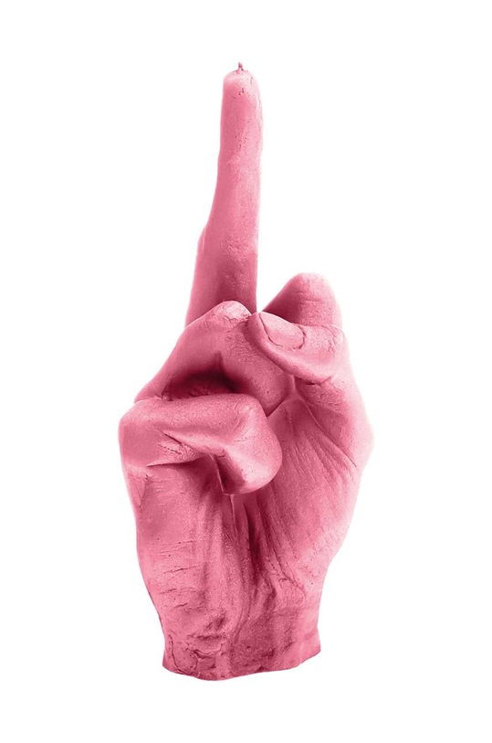 Ozdobná sviečka Candellana Heand FCK 5902650675650 ružová AA00