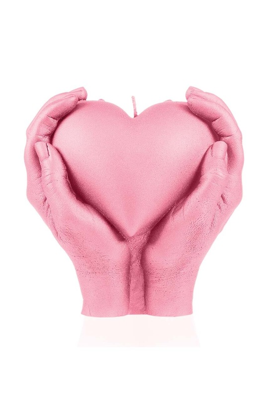 Свічка декоративна Candellana Heand Love рожевий 5902815462477