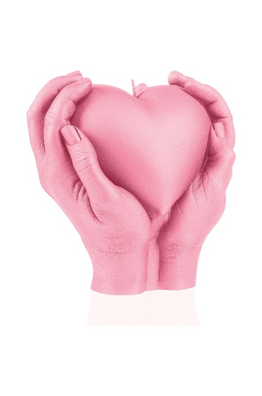 Свічка декоративна Candellana Heand Love 5902815462477 рожевий AA00