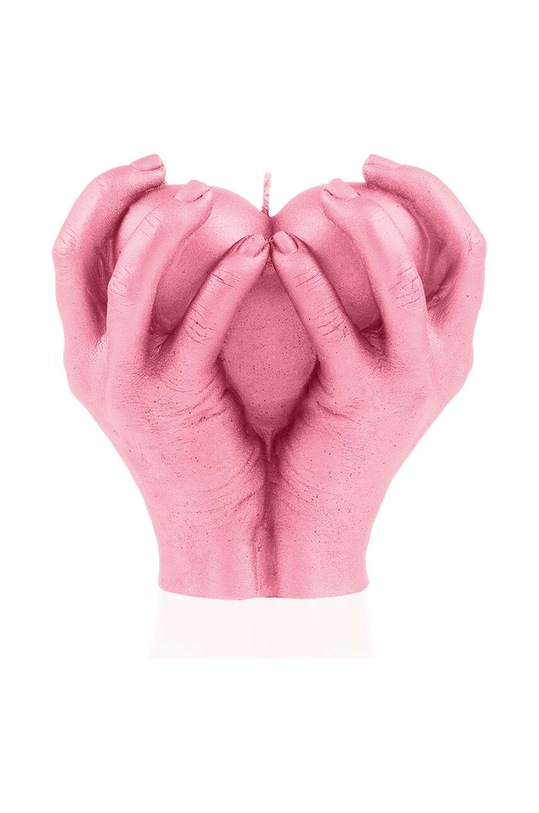 Домашнє SPA Свічка декоративна Candellana Heand Love 5902815462477 рожевий