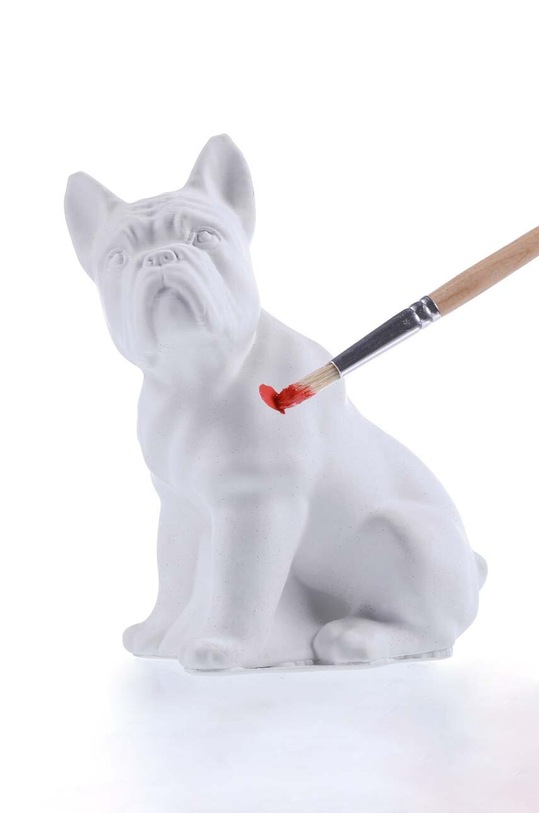 3d omalovánky Candellana Bulldog Classic bílá 5907699079292