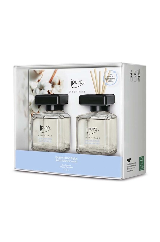 Ipuro kit difuzor de aromă Cotton Fields 2 x 50 ml 2-pack ZIFC2090 multicolor AA00