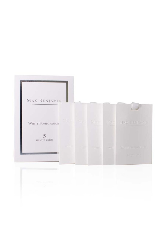 Set mirisnih kartica Max Benjamin White Pomegranate 5-pack bijela MB.CARDGIFT17