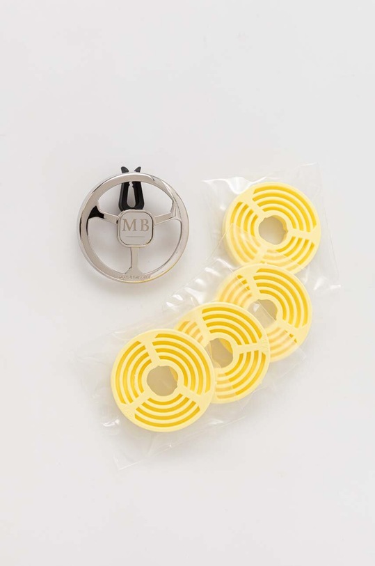 Sada aróma difuzéra a náplní do auta Max Benjamin Lemongrass & Ginger MB.CARGIFT3 žltá AA00