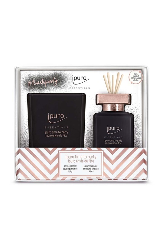 Ipuro difuzor de aromă și set de lumânări Time to party multicolor ZIFC2462