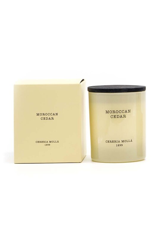 Cereria Molla świeca sojowa Moroccan Cedar 230 g żółty CM.5545