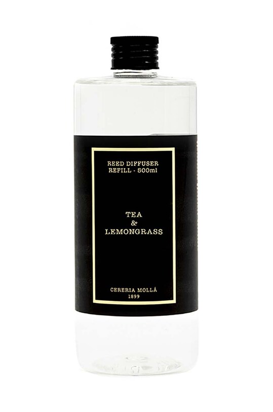 Náhradní náplň do aroma difuzéru Cereria Molla Tea & Lemongrass 500 ml černá CM.7721