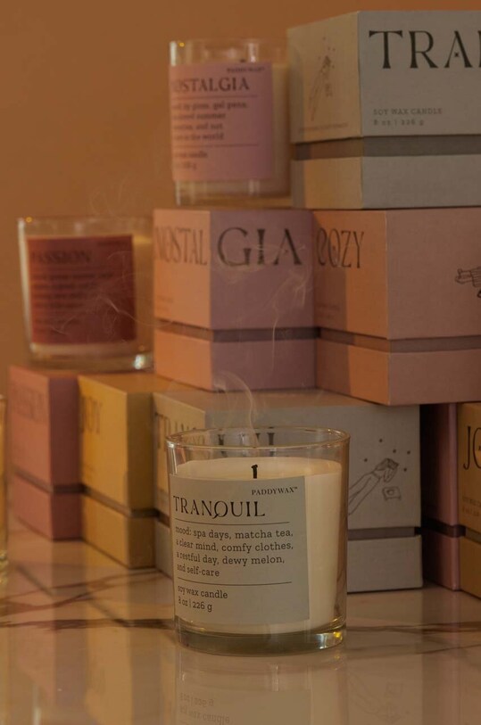 Vonná sójová sviečka Paddywax Mood Passion 226 g ružová MD0803EU