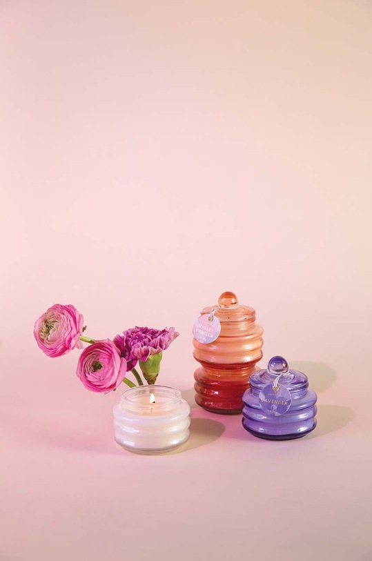 Vonná sójová svíčka Paddywax Amber& Persimmon Chestnut 85 g MG0312EU červená AA00