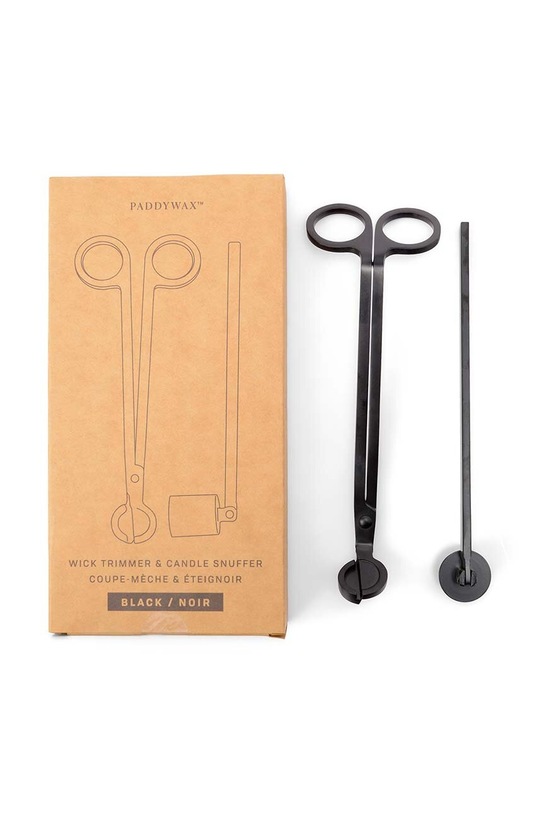Paddywax zestaw trymer do knotów i gasidło do świec WIC04EU czarny AA00