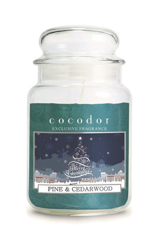 Mirisna svijeća Cocodor Christmas Pine & Cedarwood 550 g šarena PCA30462