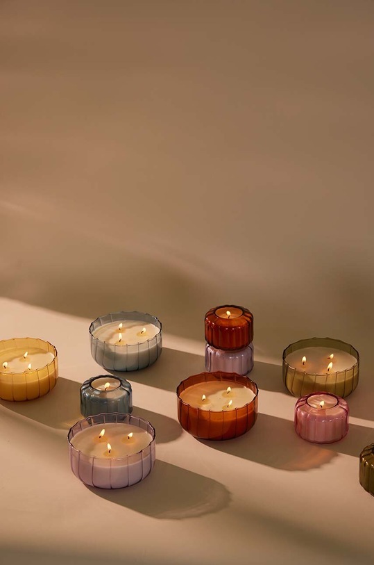 Paddywax świeca sojowa Ripple 128 g fioletowy RPL0501EU