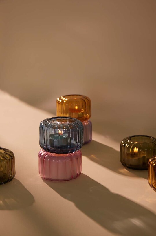 Dišeča sojina sveča Paddywax Ripple Peppered Indigo 128 g RPL0504EU modra