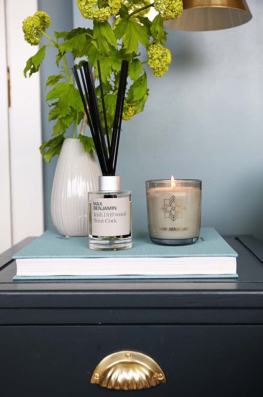 Home SPA Max Benjamin aroma diffúzor Irish Leather & Oud 150 ml RB.D10 narancssárga