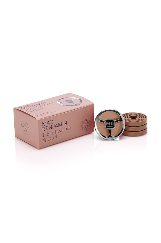 Max Benjamin zapach do samochodu Irish Leather & Oud pomarańczowy RB.CFGB10