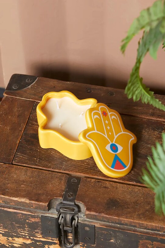 Balvi lumânare de soia Lucky Hand 27920. galben