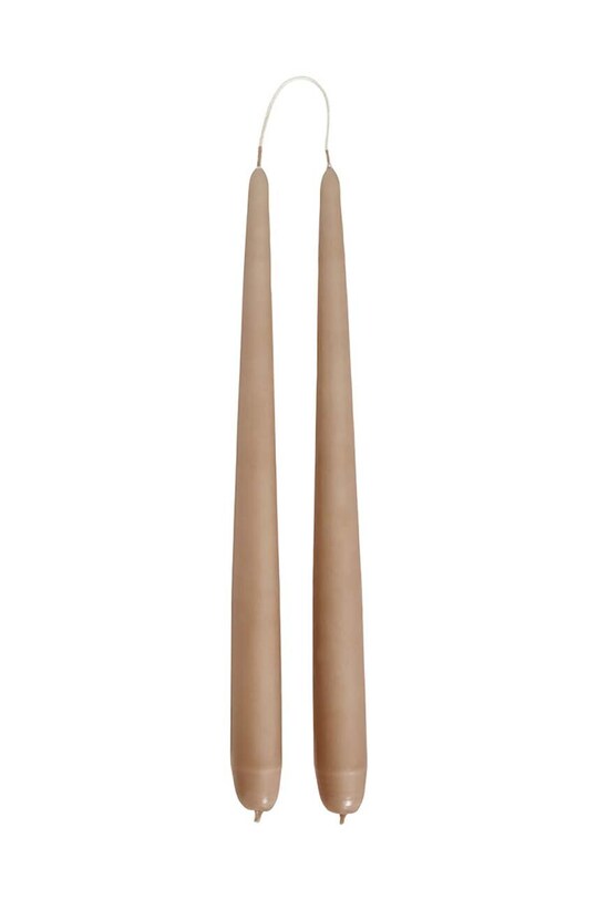 Ozdobná sviečka OYOY Fukai Candles L 2-pak béžová L300870