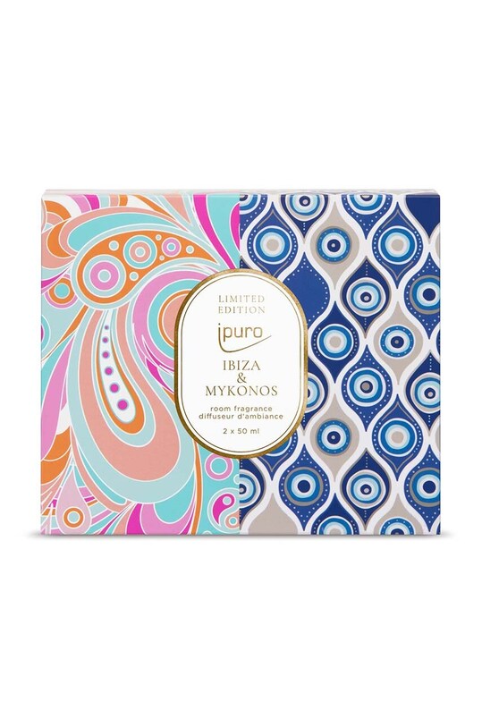 Home SPA Ipuro kit difuzor de aromă Ibiza & Mykonos, 2 x 50 ml 2-pack ZIPU2255 multicolor