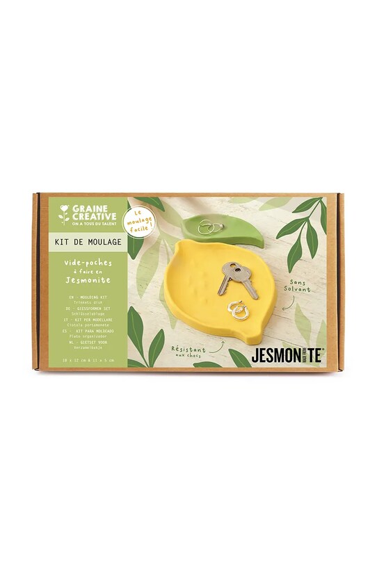 Graine Creative zestaw diy miseczki Jasmonite Lemon Pocket multicolor 179081