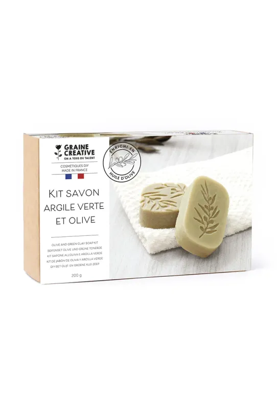 Graine Creative zestaw diy mydełka Kit DIY Savon A Lolive & Argile 200546 multicolor AA00