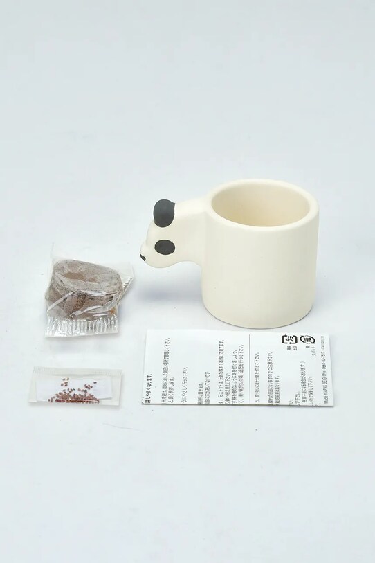 Noted set pentru cultivarea unei plante Monokuro Animals Polar Bear GD100703 alb AA00