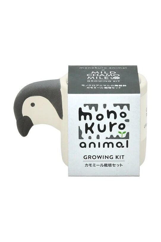 Noted set pentru cultivarea unei plante Monokuro Animals Penguin alb GD100704