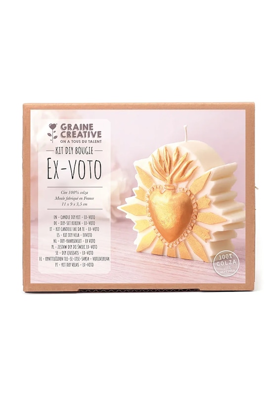 Набір diy свічки Graine Creative Ex Voto 25 x 9 x 5,8 cm барвистий 152058