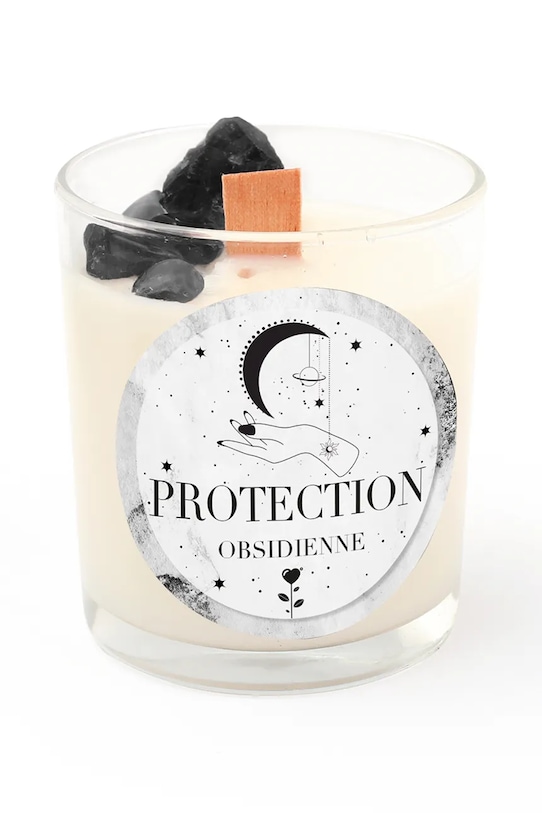 Graine Creative zestaw diy świeca zapachowa Lithotherapy Obsidian 11 x 15 x 11 cm 152044. multicolor AA00