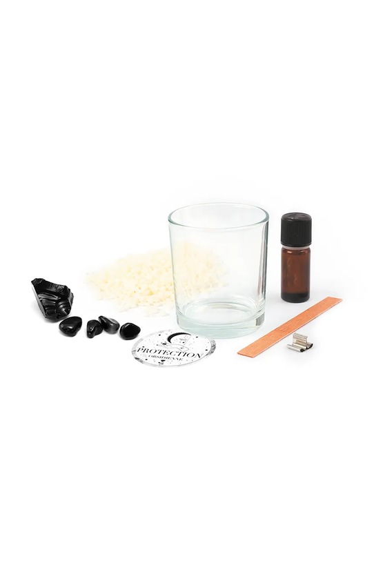 Lifestyle Graine Creative zestaw diy świeca zapachowa Lithotherapy Obsidian 11 x 15 x 11 cm 152044. multicolor