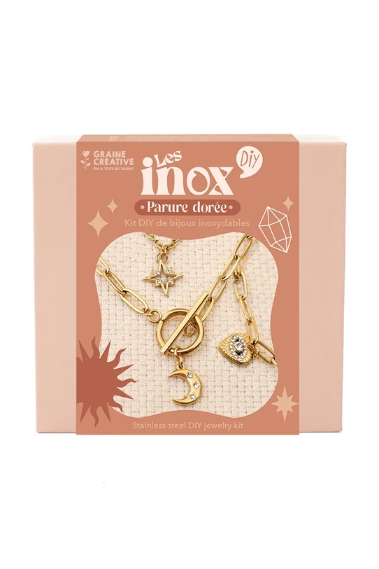 Graine Creative zestaw diy biżuteria Parure Dorée 11.5 x 11 x 3.5 cm multicolor 816042