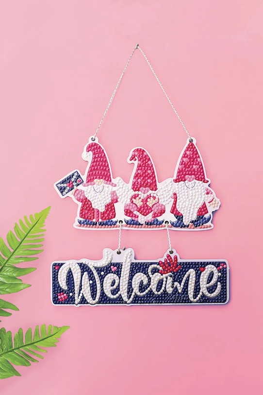 Lifestyle Graine Creative zestaw diy Gnomes Rhinestone 13 x 30 x 2 cm 117085 multicolor