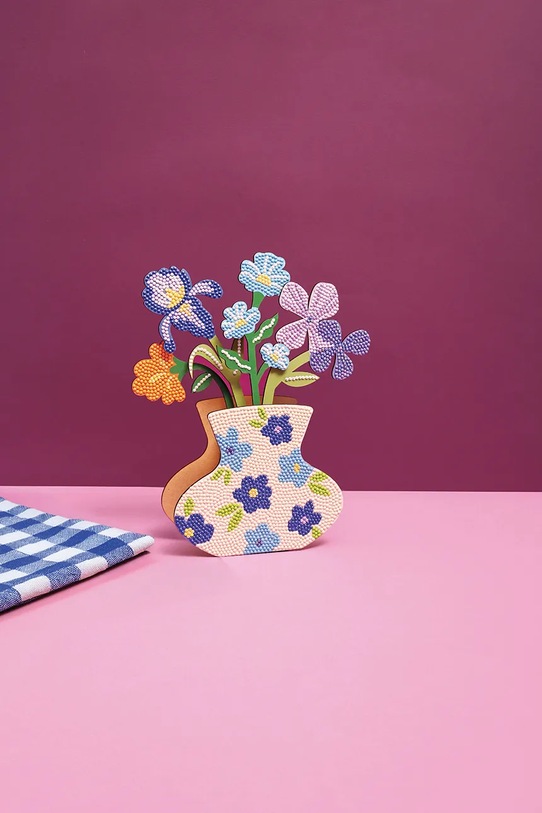 Diy σετ για τη διακόσμηση βάζων Graine Creative Diamond Painting 19,5 x 5 x 24,5 cm πολύχρωμο 117080
