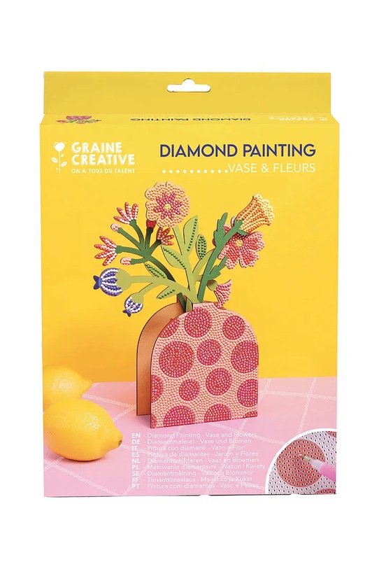 DIY sada - set na ozdobení vázy Graine Creative Diamond Painting 19,5 x 24,5 x 5 cm vícebarevná 117081