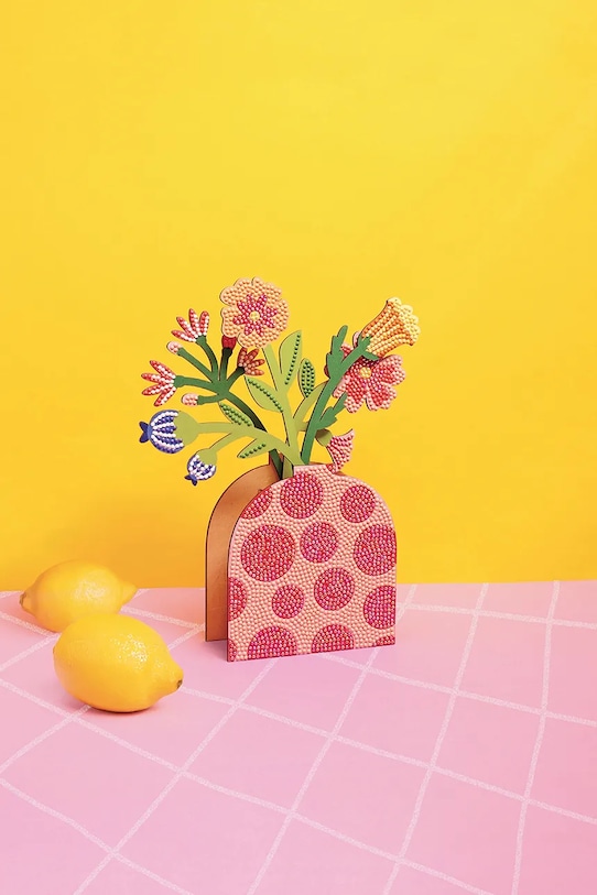 Graine Creative zestaw diy zestaw do dekoracji wazonu Diamond Painting 19,5 x 24,5 x 5 cm multicolor 117081