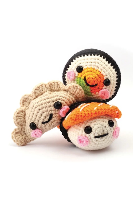 Lifestyle Graine Creative zestaw diy maskotka do szydełkowania Make & Sushi 13 x 26 x 13 cm 420331 multicolor