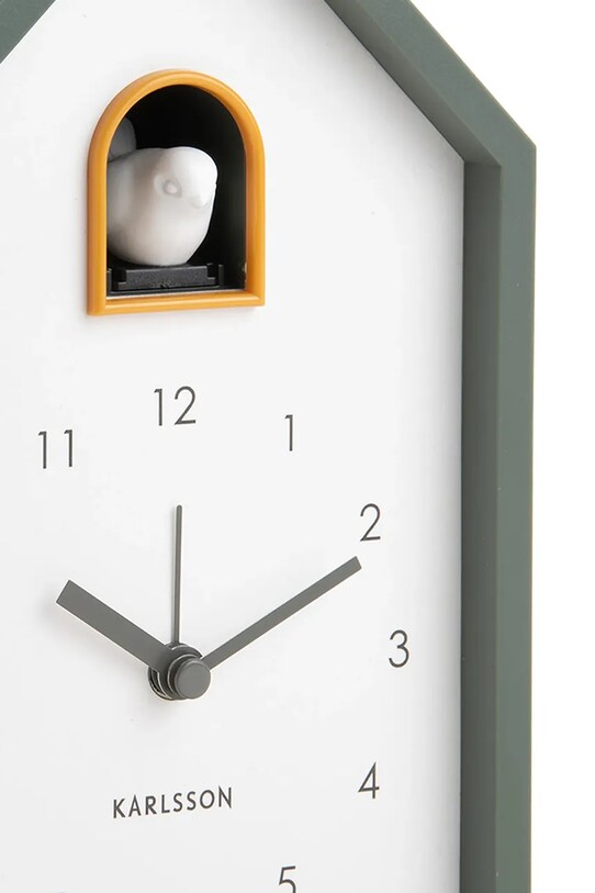 Obývacia izba a spálňa Kukučkové hodiny Karlsson Modern Cuckoo KA6015GR viacfarebná