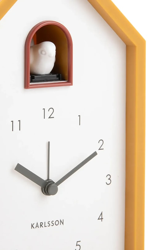 Dnevni boravak i spavaća soba Budilica kukavica Karlsson Modern Cuckoo KA6015YE šarena