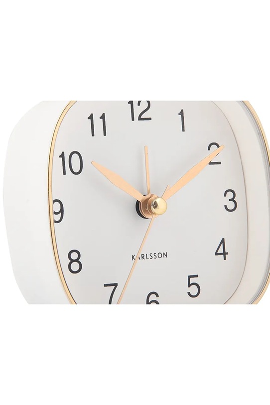 Living și dormitor Karlsson ceas cu alarmă Travel KA5957WH multicolor