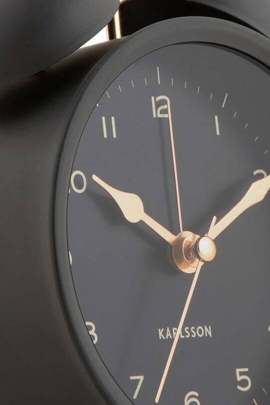 Σαλόνι και υπνοδωμάτιο Ξυπνητήρι Karlsson Twin Bell KA5998BK πολύχρωμο