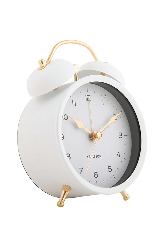 Будилник Karlsson Classic Twin Bell KA5998WH многоцветен AA00