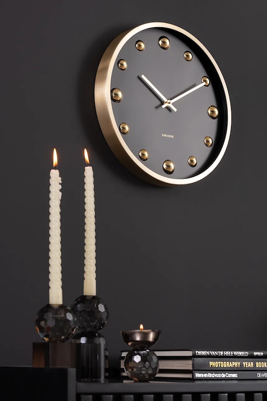 Настінний годинник Karlsson Shiny Dots барвистий KA5971BK