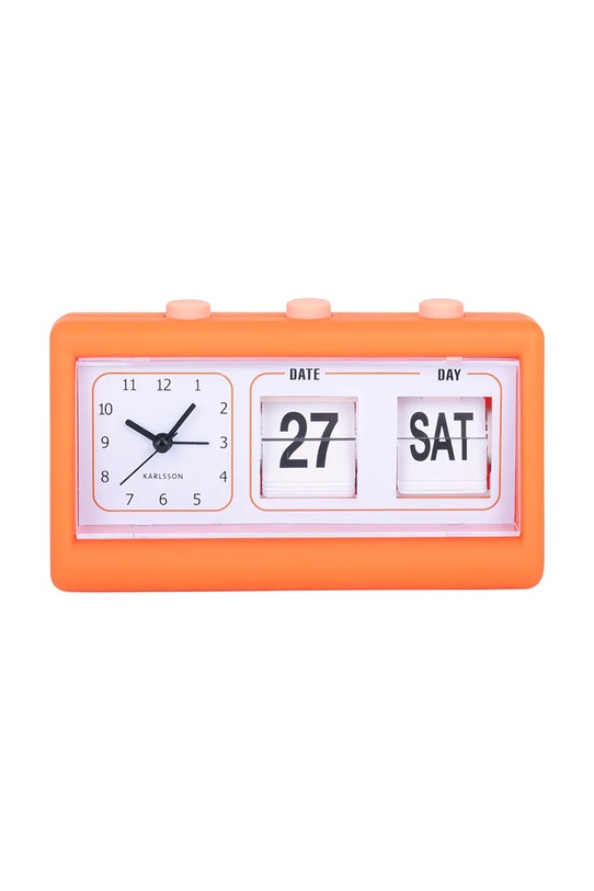 Karlsson ceas cu alarmă Data Flip portocaliu KA5941OR