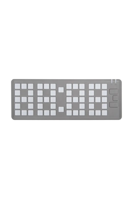 Karlsson budzik Keyboard LED szary KA5984GY