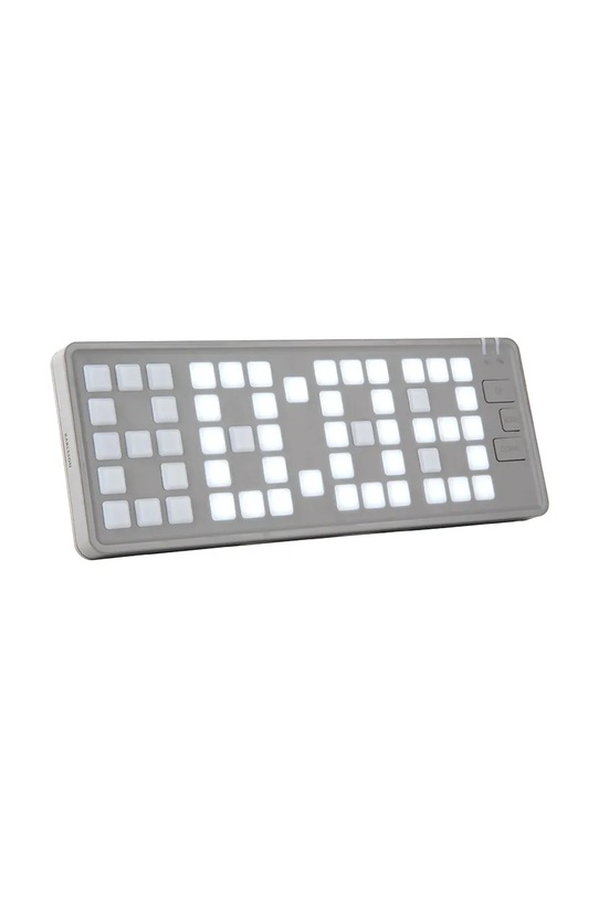 Karlsson budzik Keyboard LED KA5984GY szary AA00